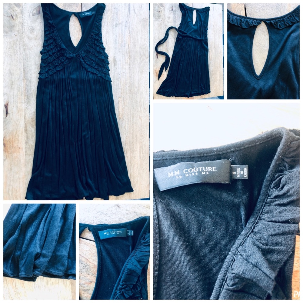 MM Couture by Miss Me, flirty, Black Dress